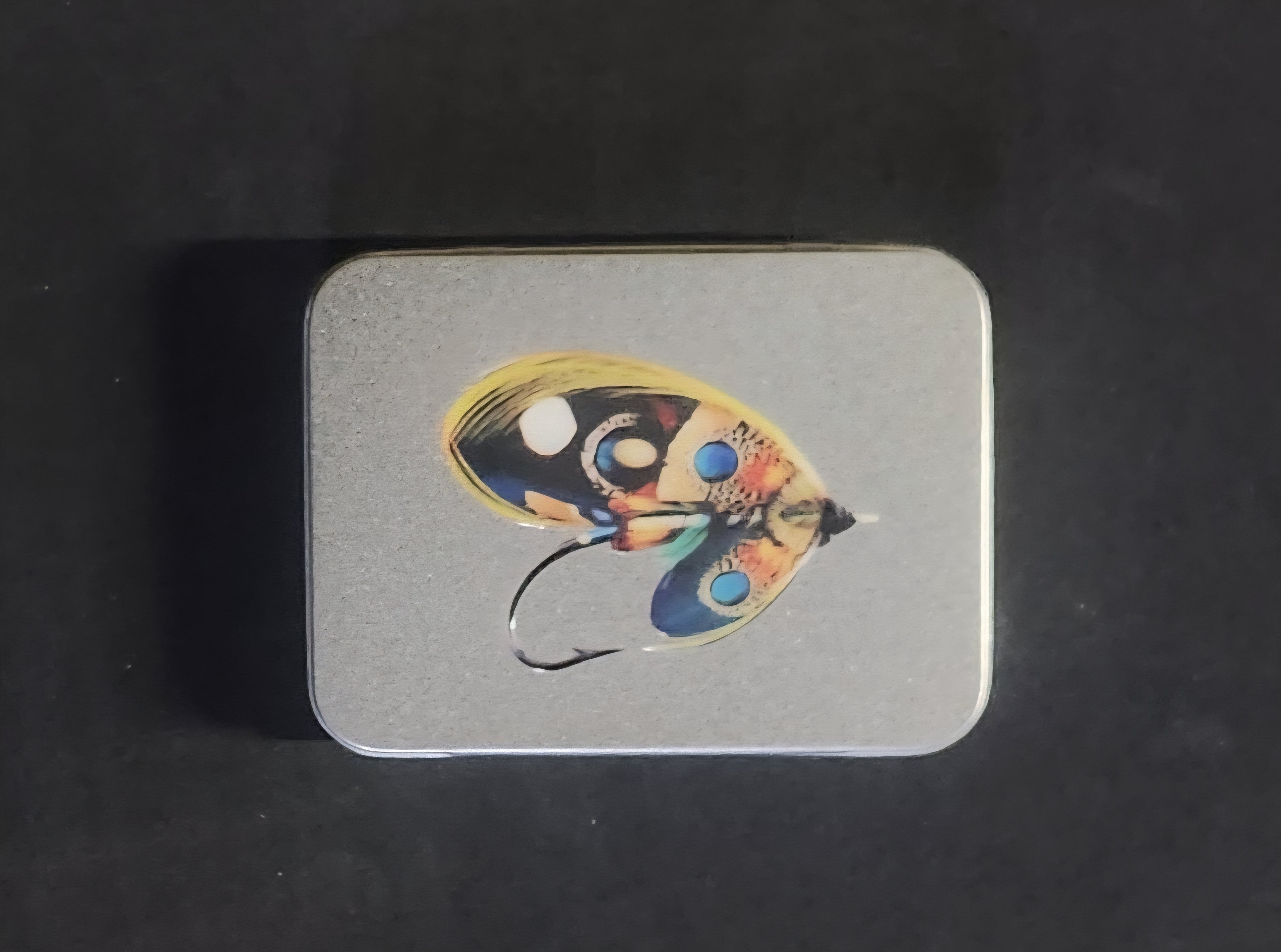 Tin Fly Box With Fly Pattern