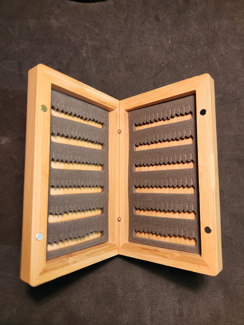 Wood fly box