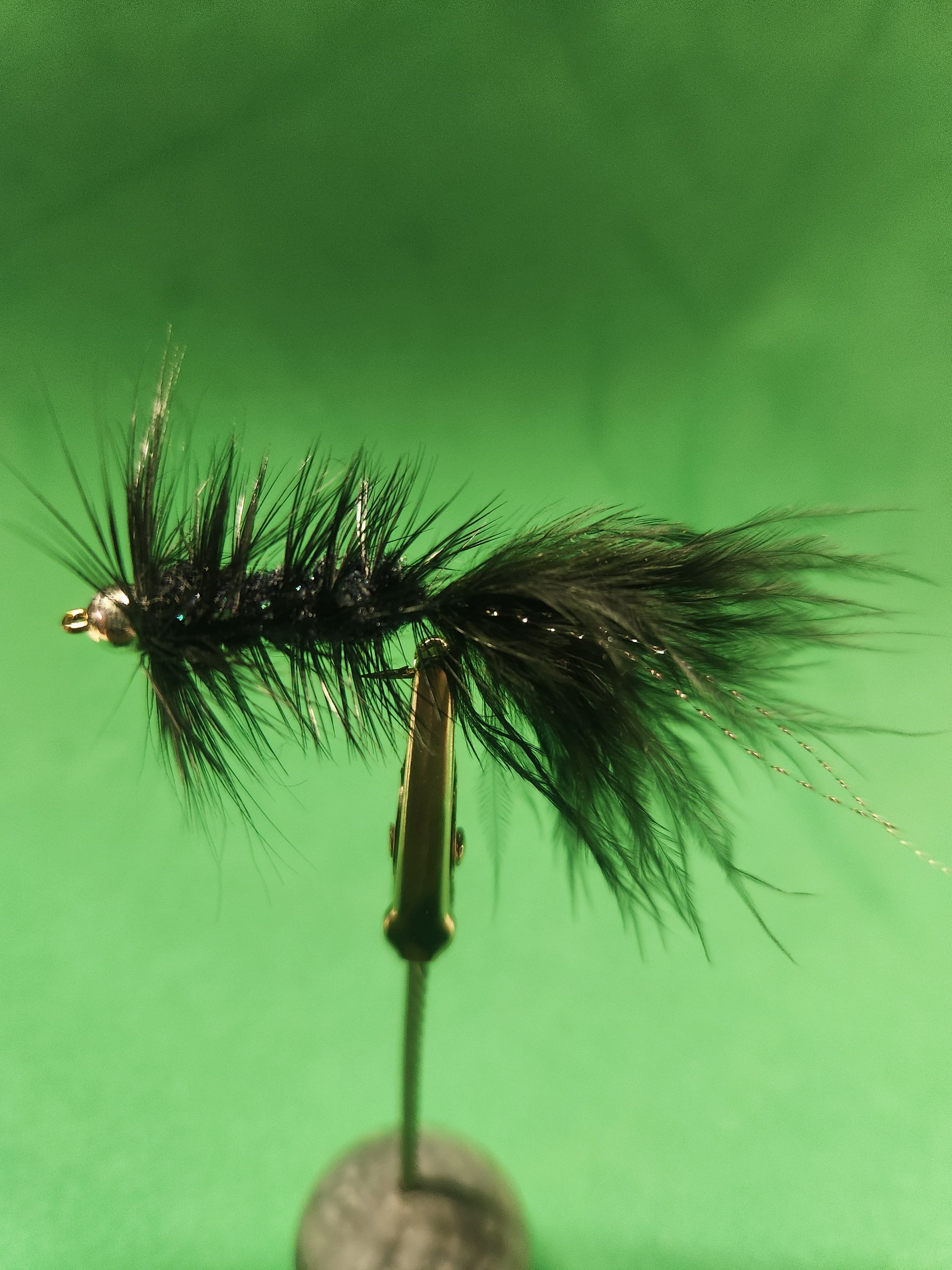Black Bead Head Woolly Bugger Sizes 6, 8 and 10